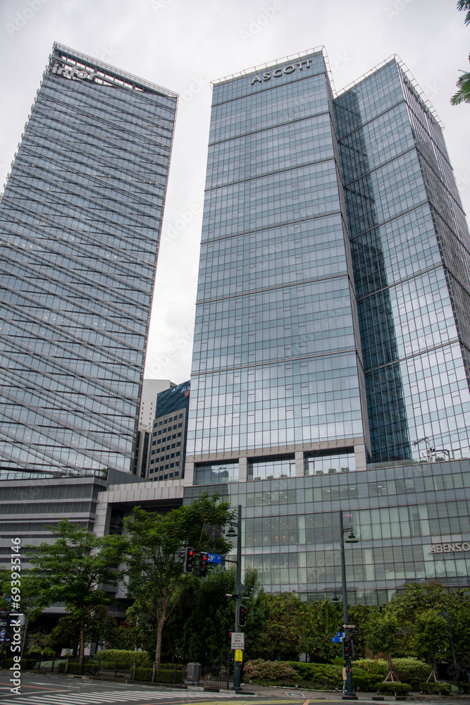 Scenery of Bonifacio Global City, BGC in Manila Stock Photo | Adobe Stock