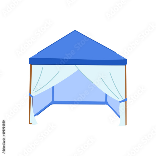 canopy tent garden cartoon. marquee outdoor, up pop, stand mock canopy tent garden sign. isolated symbol vector illustration