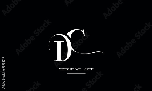 CD, DC, C, D abstract letters logo monogram