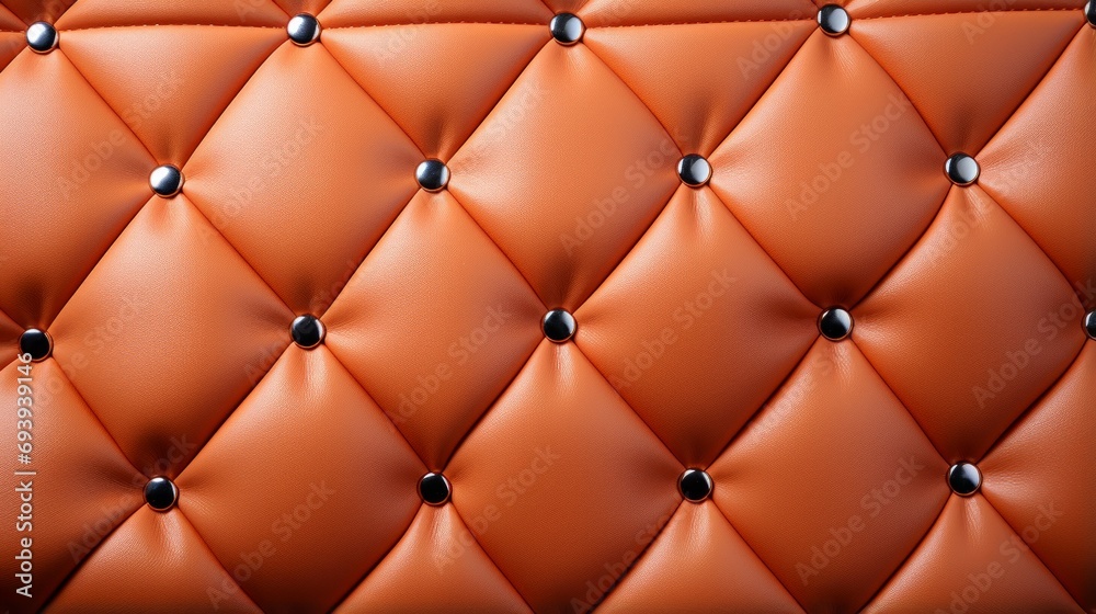 A vibrant, textured tan leather chair adds warmth and sophistication to any indoor space with its intricate pattern and bold orange hues A vibrant, textured tan leather chair adds warmth and sophistication to any indoor space with its intricate pattern and bold orange hues