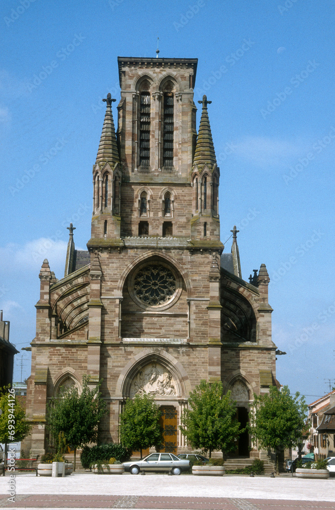 Église de l'Assomption de la Bienheureuse Vierge Marie , Phalsbourg, 57, Moselle, France