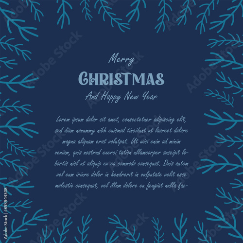 Merry Christmaas, Christmas card background