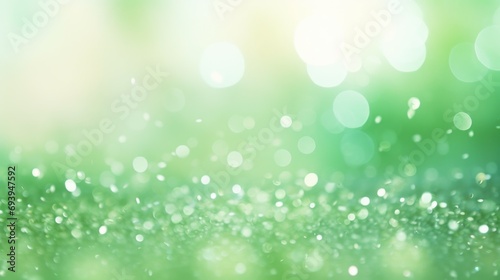 A close-up view of a green and white background. This picture can be used for various design purposes