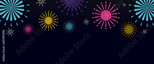 Colorful colourful vector elegant new year banners