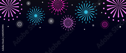 Colorful colourful vector decorative new year banners