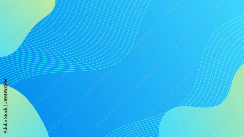 Green and blue vector simple minimalist style background design with waves and liquid Green and blue vector simple minimalist style background design with waves and liquid