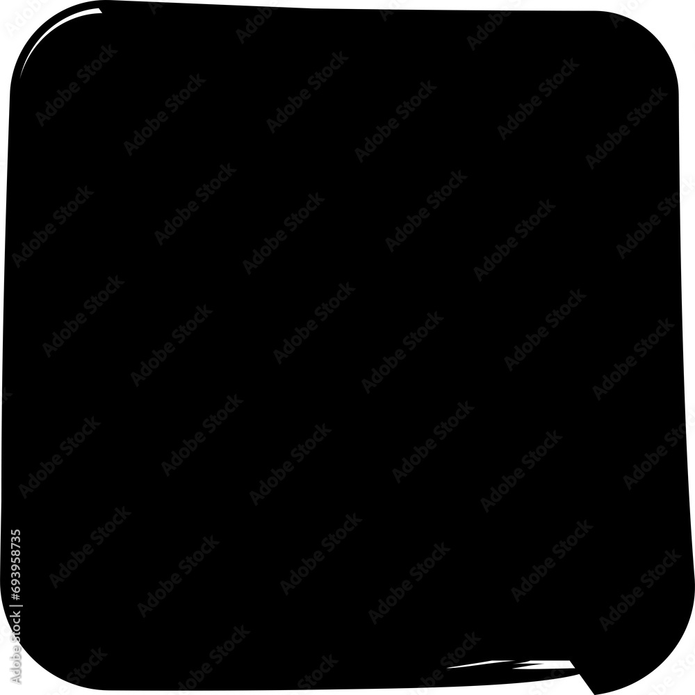 Obraz premium Squares drawn with brush and ink