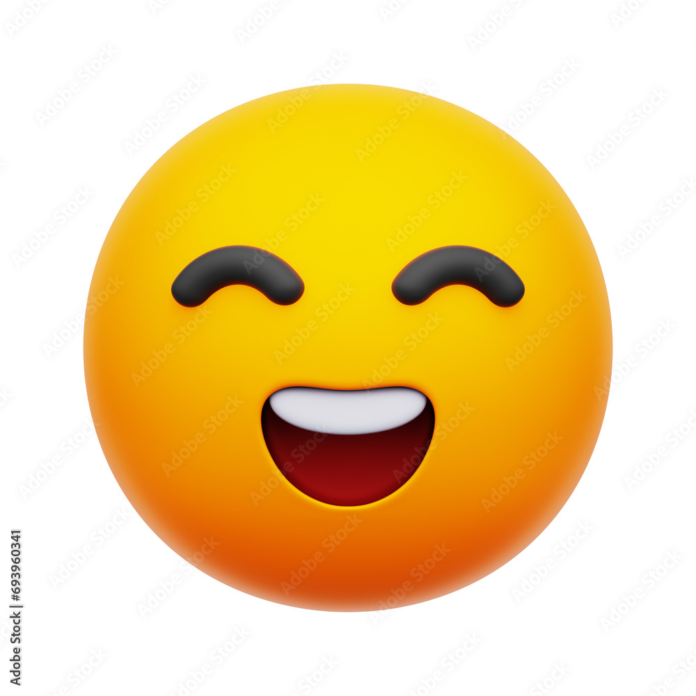 Emoji 3D Rendering Icon Isolated Transparent Background Emoji 3D Rendering Icon Isolated Transparent Background
