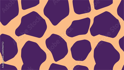Seamless colorful colors polka dot pattern. Leopard print. Modern design. Abstract background texture. Trendy abstract art background with funny shapes. Animal skin pattern. photo