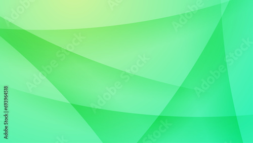 Green vector abstract geometric shapes background