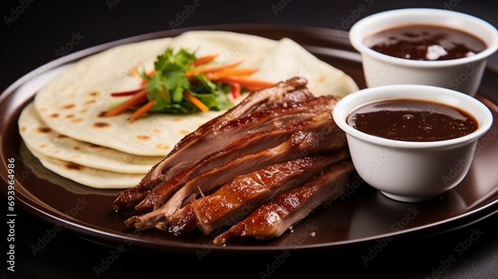 Peking Duck: Iconic Beijing Dish with Thin, Crisp Skin Peking Duck: Iconic Beijing Dish with Thin, Crisp Skin