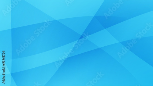 Blue background abstract art vector with shapes