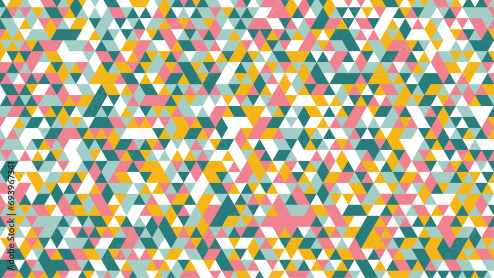 Colorful colourful modern vector abstract geometric background with triangle simple shapes graphic pattern