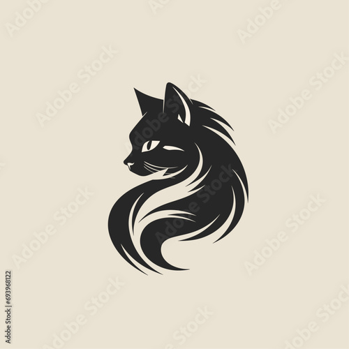Modern Cat Logo