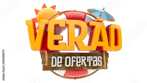 SELO 3D VERÃO DE OFETRAS