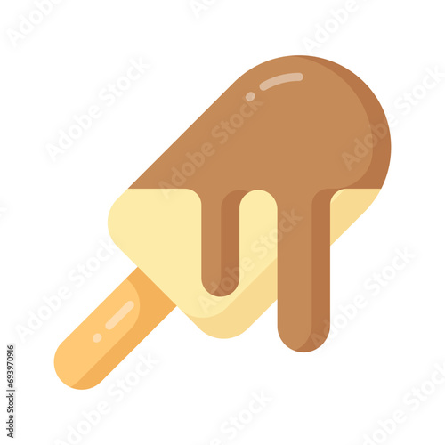 Ice cream cup in modern style, ready to use and download