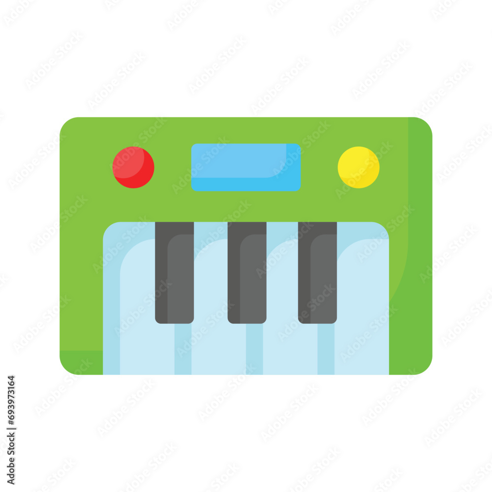 Get your hold on this beautifully designed vector of piano, musical instrument