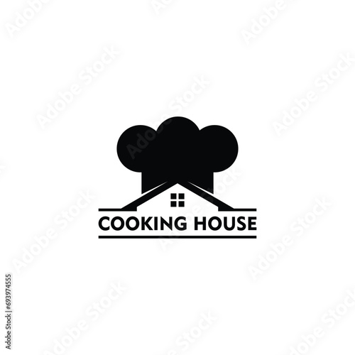 cooking house abstract flat vector design