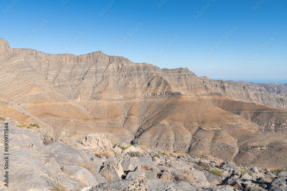 Desert Mountains in Musandam, Oman