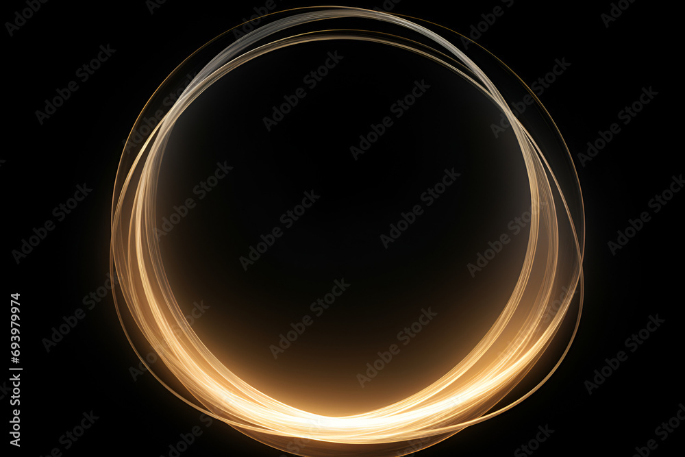 Golden Ring of Light with Warm Glow Golden Ring of Light with Warm Glow