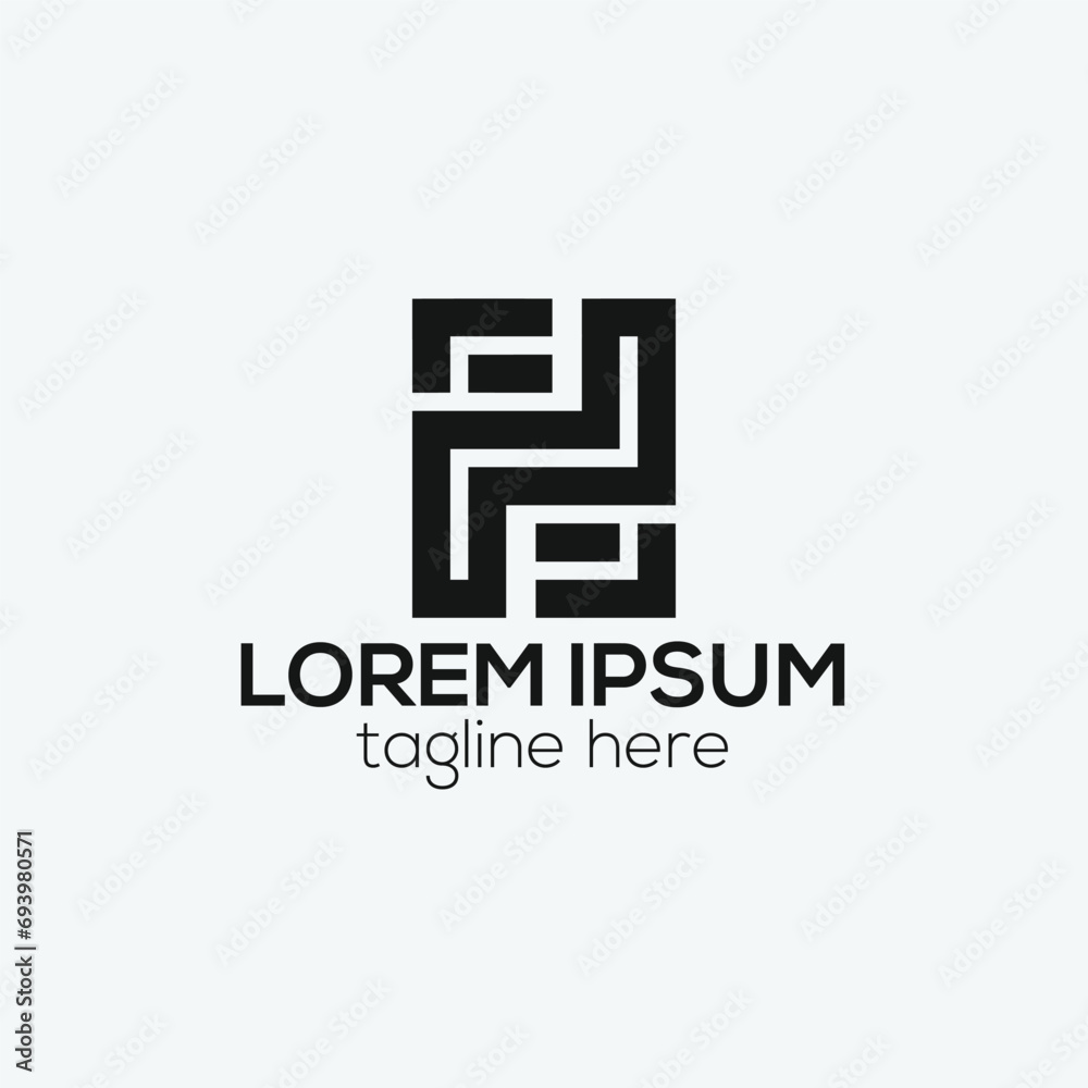 Creative H letter logo design concept isolated vector template for business illustration Creative H letter logo design concept isolated vector template for business illustration