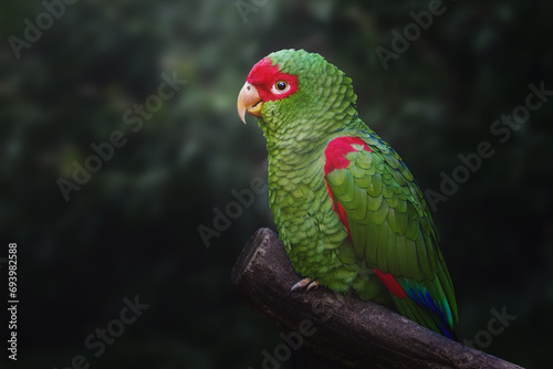 Red-spectacled Amazon Parrot (Amazona pretrei)