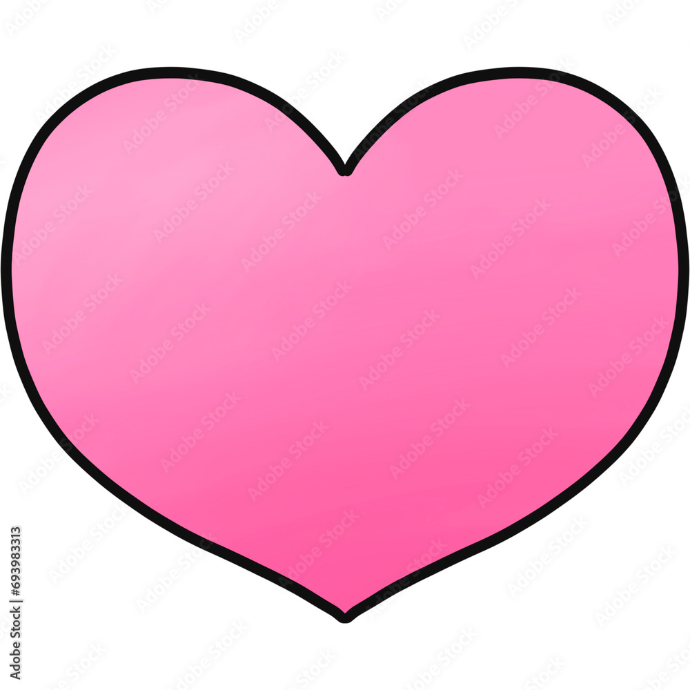 Pink Heart love cartoon Pink Heart love cartoon