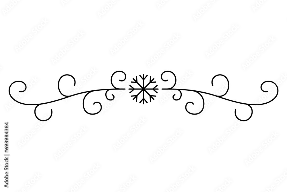 Flourish calligraphic design element. Page decoration symbol to embellish your layout. Linear of vintage swirl Flourish calligraphic design element. Page decoration symbol to embellish your layout. Linear of vintage swirl