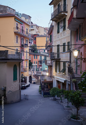 Fisherman's village of Manarola in Italy