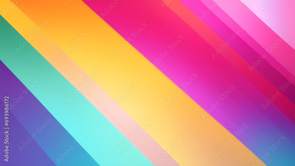 Fototapeta premium Abstrakcyjne tło z kolorowymi geometrycznymi kształtami. Modna gradientowa geometryczna tekstura tła. Minimalny szablon tła gradientu koloru dla plakatu, certyfikatu, prezentacji, strony docelowej