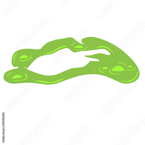 poisonous green liquid