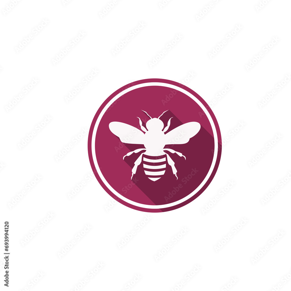 Bee icon isolated on transparent background Bee icon isolated on transparent background