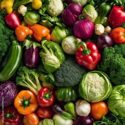 Harvested Glory Vegetables Close Up