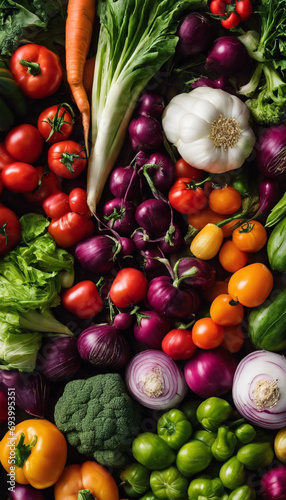 Harvested Glory Vegetables Close Up photo