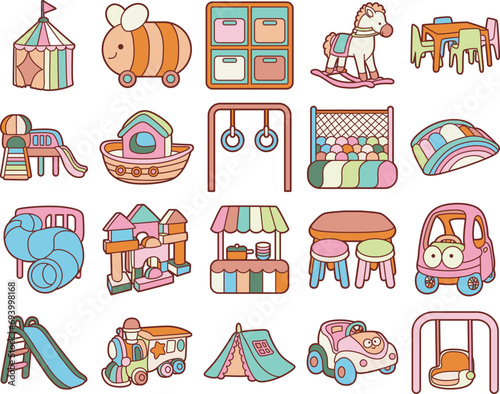 The theme of this icon set is Playroom