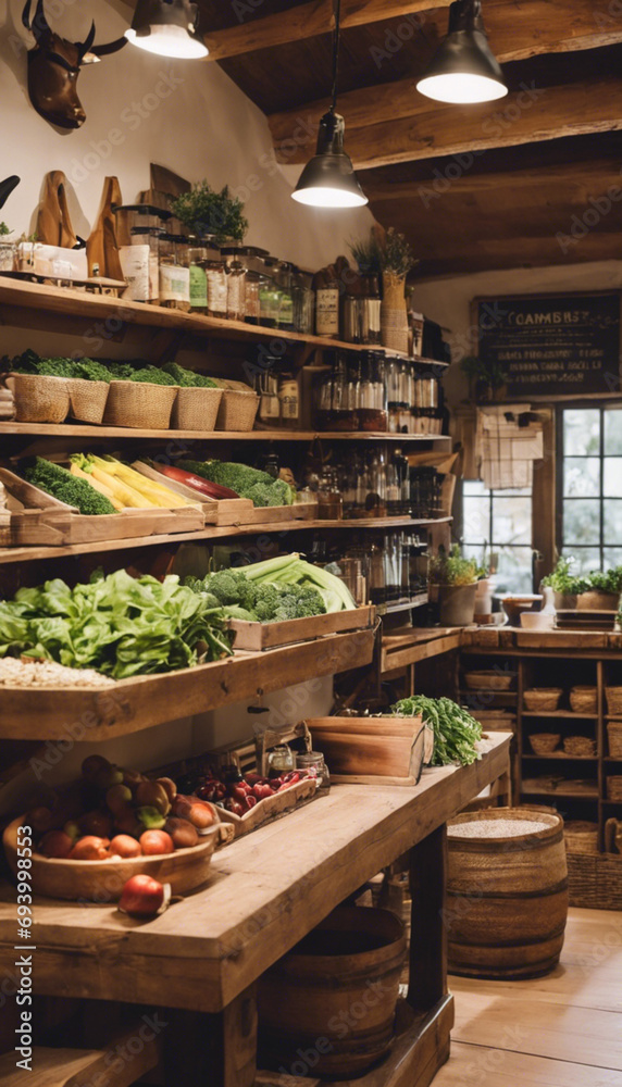 A Peek Inside the Cozy Haven FarmShop's Rustic Interior A Peek Inside the Cozy Haven FarmShop's Rustic Interior