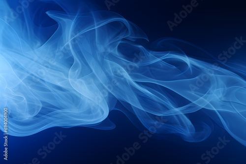 blue smoke texture on black background