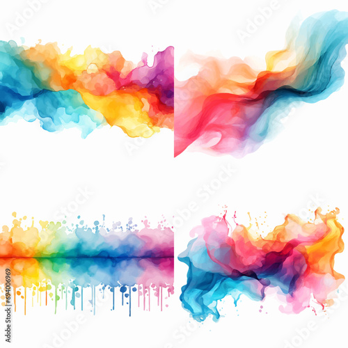 paint, watercolor, color, art, grunge, texture, design, vector, splash, colorful, ink, illustration, pattern, artistic, splatter, brush, water, paper, painting, decoration, rainbow, frame, stain, elem