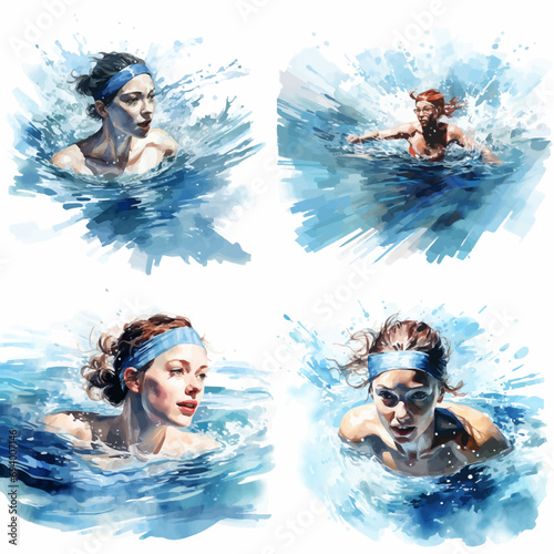 swimming, pool, water, swim, boy, woman, child, fun, summer, swimmer, sea, sport, underwater, beach, blue, ocean, people, active, vacation, kid, wet, bikini, diving, leisure, lifestyle