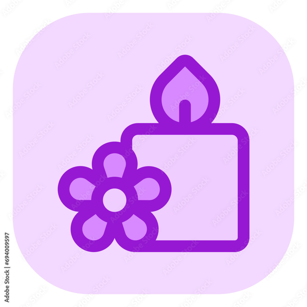 Editable aromatic candle vector icon. Wellness, spa, relaxation. Part of a big icon set family. Perfect for web and app interfaces, presentations, infographics, etc Editable aromatic candle vector icon. Wellness, spa, relaxation. Part of a big icon set family. Perfect for web and app interfaces, presentations, infographics, etc