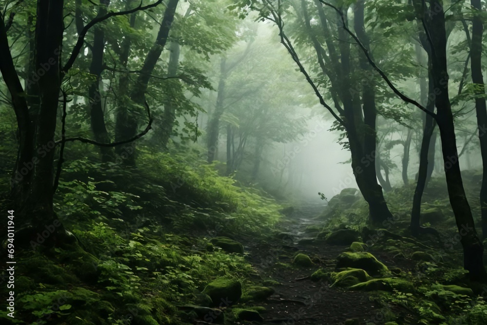 Fototapeta premium Winter Fog in Nature 