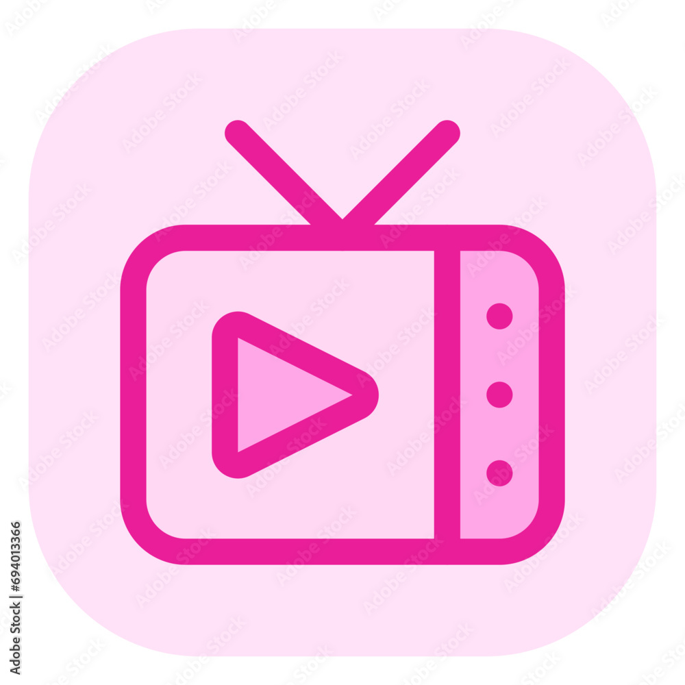 Editable tv show, tv program vector icon. Movie, cinema, entertainment. Part of a big icon set family. Perfect for web and app interfaces, presentations, infographics, etc Editable tv show, tv program vector icon. Movie, cinema, entertainment. Part of a big icon set family. Perfect for web and app interfaces, presentations, infographics, etc