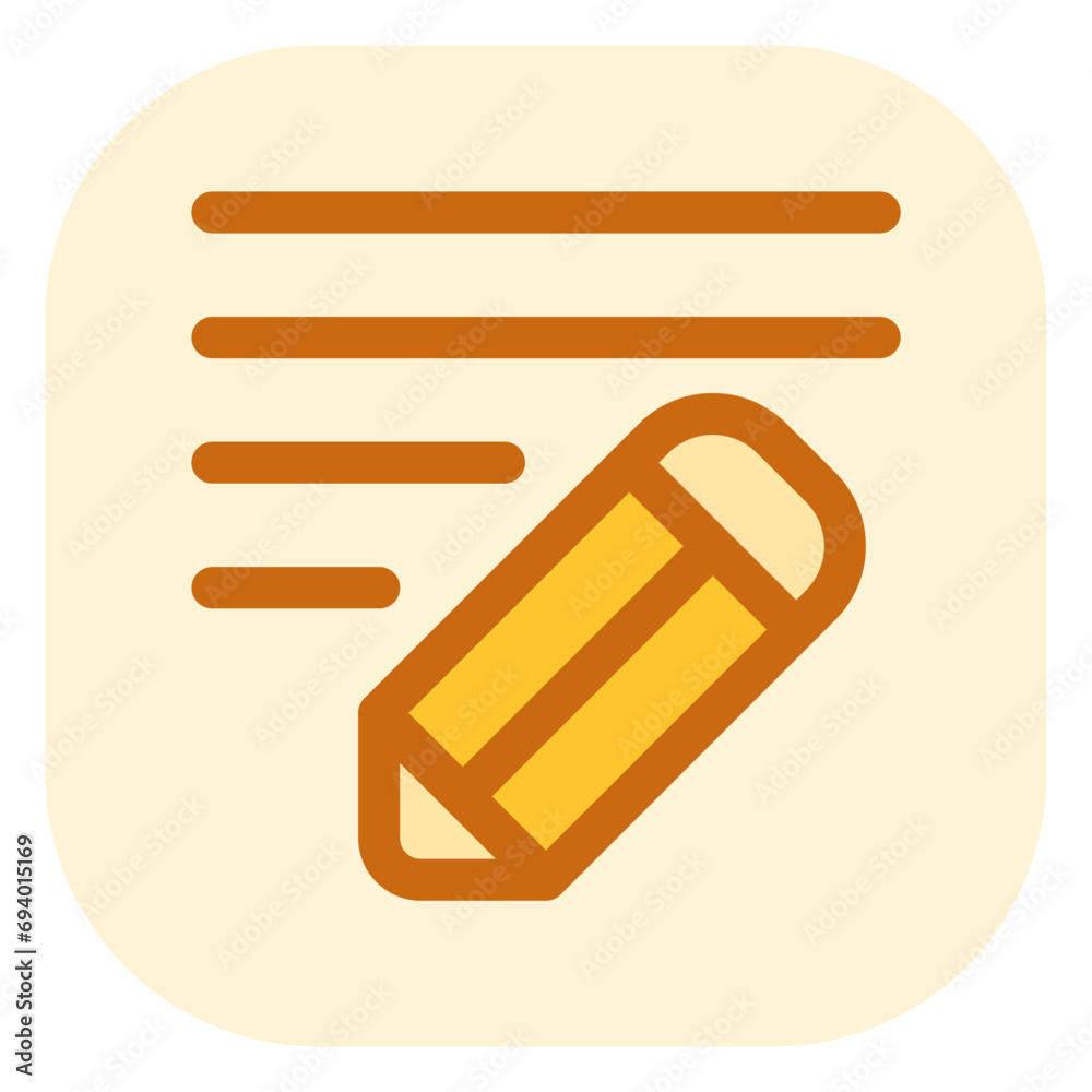 Editable pencil, writing vector icon. Email, text, app. Part of a big icon set family. Perfect for web and app interfaces, presentations, infographics, etc Editable pencil, writing vector icon. Email, text, app. Part of a big icon set family. Perfect for web and app interfaces, presentations, infographics, etc