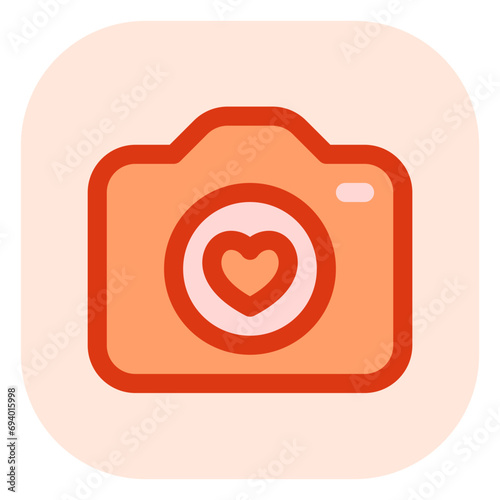 Editable wedding photography vector icon. Wedding, valentine, love, celebration. Part of a big icon set family. Perfect for web and app interfaces, presentations, infographics, etc