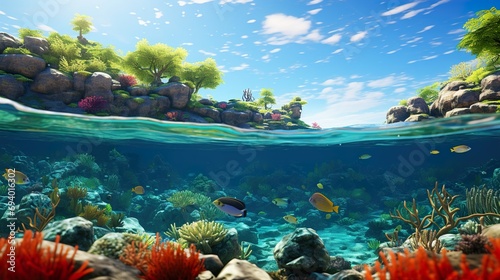 tropical coral reef