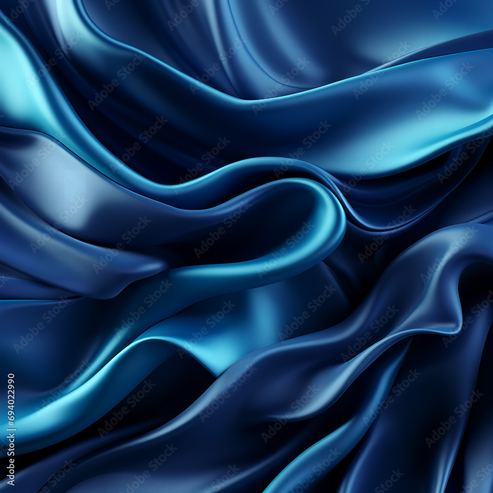 Obraz premium blue abstract silk background
