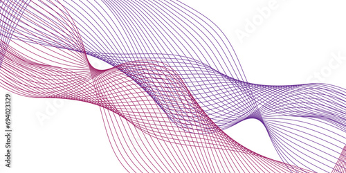 Abstract colorful pink, purple luxury background with wave element for design Stylized line art background. Vector illustration.