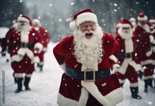 santa claus laughing