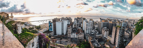 Panoramica de la ciudad  de Salvador de Bahia Brasil photo