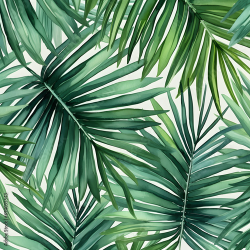 palm leaves background